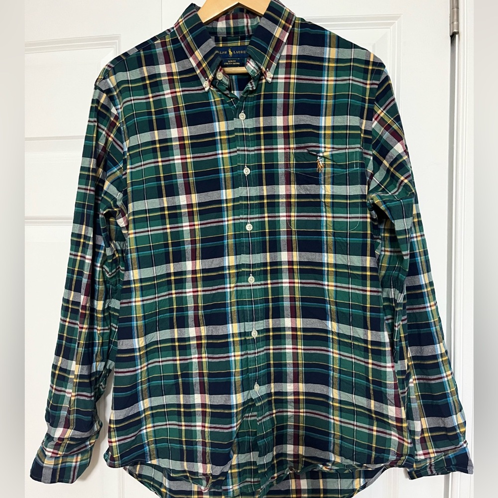 Ralph Lauren Men’s L Slim Fit Stretch Oxford